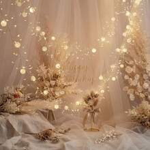 1pc Cracked Glass Ball String Lights LED Copper Wire Light Strip, Cracked Ball Lights, Battery Powered (Battery Not Included), Suitable For Bedroom, Home Decor, Family Gatherings, Birthday And Wedding - Ice Crackle Ball Firecracker Light - View 6