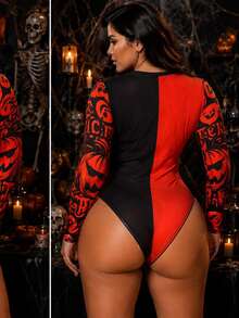 Plus Size Bodysuits - Multicolor - View 6