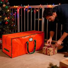 Christmas Tree Storage Bag, PVC Large Capacity Christmas Storage Bag, Outdoor_Home Christmas Tree Storage Bag, Christmas Tree Storage_ - Multicolor - View 4
