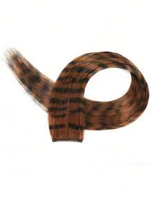 Leopard Pattern Mix Color Clip-In Hair Extensions, Y2K Streetwear Style Claw Clips Hair Claws Hair Barrettes,Hair Accessories, Head Accessories - Multicolor - View 20