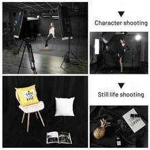 1. Latar Belakang Fotografi (Tersedia dalam Berbagai Ukuran dan Warna) - Latar Belakang Elegan untuk Potret dan Fotografi Studio; Terbuat dari Bahan Vinyl, Cocok untuk Ulang Tahun dan Berbagai Perayaan; Desain Minimalis, Bahan Ringan. - Hitam - View 6
