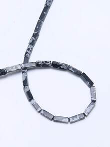 1 Strand 4x13mm Natural Stone Beads Rectangle Emperor Stone Loose Spacer Beads For Jewelry Making DIY Unique Bracelets Necklace Earrings - Multicolor - View 23