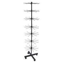 7-Tier Jewellery Display Stand, Display Stand With Hooks, Jewellery Storage Unit On Wheels - 1PC - View 7