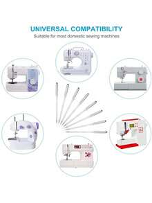 2 Boxes/Set Stainless Steel Sewing Machine Needles, Classic Anti-Skipping Home Sewing Machine Needles - Multi-color - View 5
