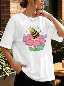 Women T-Shirts - White - View 6