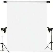 1 Photography Backdrop (Available In Various Sizes And Colors) - An Elegant Backdrop For Portraits And Studio Photography; Made Of Vinyl Material, Suitable For Birthdays And Various Celebrations; Minimalist Design, Lightweight Material. - White - View 4