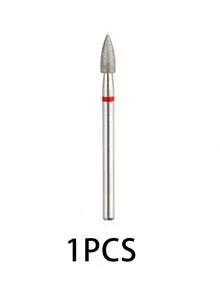 Mini Flame Shape Nail Drill Bit 3/32", Professional Diamond Nail Drill Bit For Cuticle And Dead Skin Removal, Pre-Manicure Treatment, Bi-Directional Rotation, Nail Salon Supplies - Multicolor - View 12