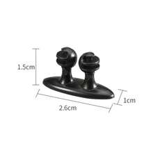 Pengatur Kabel Pengisian Daya Mobil, Klip Kabel Data Perekat Diri, Klip Penyimpanan Kabel Headphone, Klip Pengatur dan Penjepit Kabel - Hitam - View 2