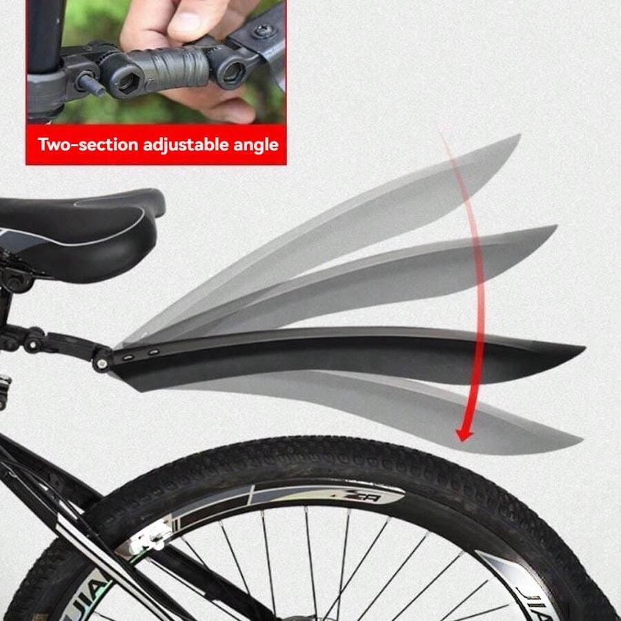 1 Set Mountain Bike Mudguard, Bicycle Mud Guard, Professional Cycling Equipment Tire Mudguard, Front/Rear Full Coverage Bicycle Mudguard Accessories, Comprehensive Protection Against Mud And Water Splatter - Multicolor - View 1