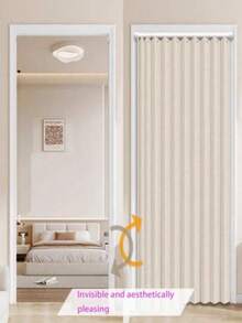 Bohemian Style High-Quality Shower Curtain, Featuring Elegant Solid Color Design, Durable And Easy To Clean. Top Ring Hooks For Easy Installation. This Fashionable Bathroom Divider Is Suitable For Home And Hotel Bathrooms, Providing Space Separation And Privacy Protection. Shower Curtain, Window Curtain, Serving As A Functional Barrier For Home And Hotel Bathrooms. Perfectly Achieves Dry And Wet Separation And Acts As A Space Divider. Suitable For Home Bathroom Decor, Machine Washable, Bathroom Shower Curtain. - Type a - View 10