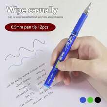3pcs/4pcs Erasable Neutral Pens (Black/Red/Blue/Green 4 Colors Ink Refills Optional), 0.5mm Tip - Thermal Magic Erasable Ballpoint Pens, Convenient For Correcting And Modifying Student Creative Learning Stationery, Suitable For Note-Taking, Pricing, Highlighting, Learning Rewards, School Supplies, Drawing Tools Magic Pens, Perfect For Back To School, Christmas, Holiday Gifts - Multiple Styles - View 5