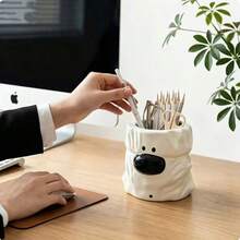 Multifunctional Practical Storage Box, Can Store Chopsticks And Tableware, Also Used For Storing Makeup Brushes, Cosmetics And Hair Clips. (This Product Is Made Of Plastic Material) - A - View 6
