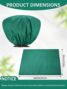 1pc Winter Tree & Shrub Frost Protection Bag, Breathable Non-Woven Fabric Plant Cover, Garden Yard Potted Shrub Warm Frost-Proof Jacket, Outdoor Winter Protection, Reusable Windproof Plant Cover, Suitable For Yard & Lawn - Best Seller - View 7