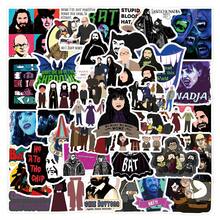 52pcs What We Do In The Shadows Stickers, Multicolor Pattern Stickers, Beautiful Stickers, Bottles, Decorative Paper, Scrapbooking, Diary, Laptop, Bumper, Skateboard, Water Bottle, Computer, Phone Greeting Cards, Photo Albums, Furniture, Stickers - 52 Random - View 8
