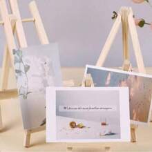 Adjustable Height Wooden Tripod Easel, Artist Painting Canvas Display Stand, Art Drawing Supply - A - View 2
