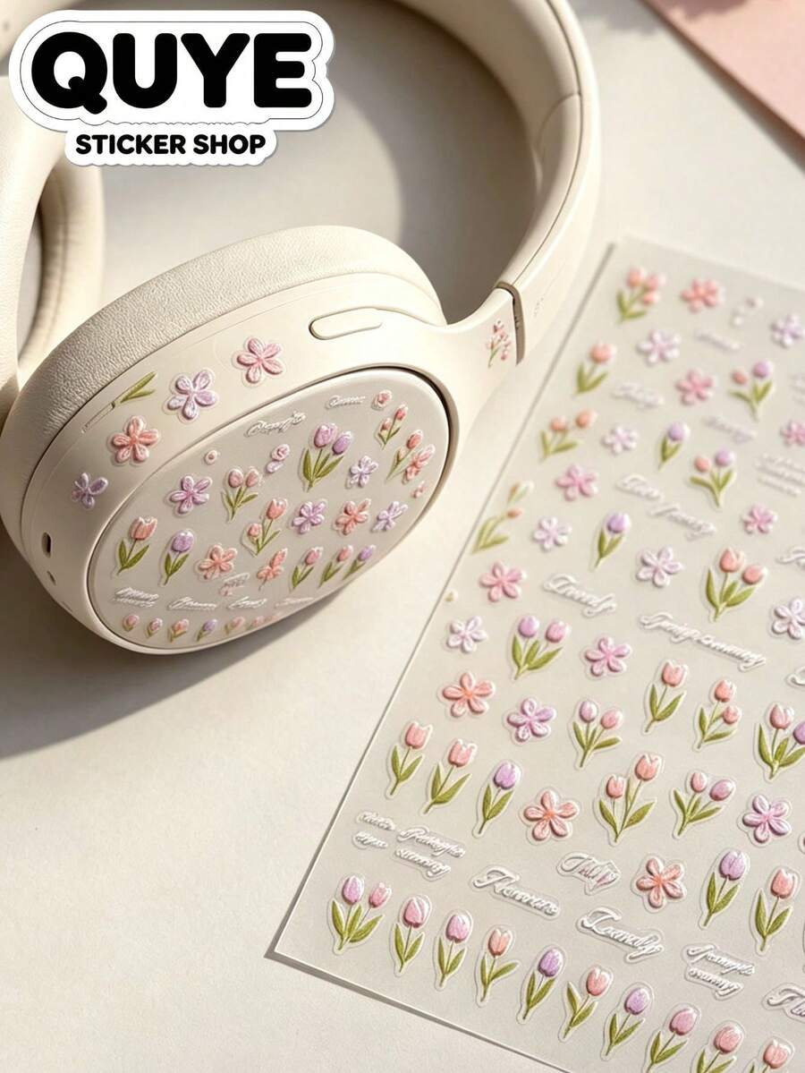 1 Conjunto, Adesivos Estéticos, Suprimentos de Journaling, Adesivos ...
