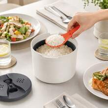 2L Microwave Rice Cooker And Grain Steamer For Quick Healthy Meals - View 3