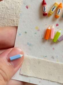 1 buah Cetakan Seni Kuku, Cetakan Silikon DIY Dekorasi 3D Lucu dan Berwarna-warni untuk Pensil Warna Mini Kreatif dan Krayon Cat - Clear - View 8