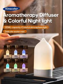 kinscoter 1pc 150ml Mini USB Aroma Diffuser, Compact Portable Ultrasonic Air Humidifier, Lightweight & Colorful, Suitable For Office And Home Use - Multicolor - View 2