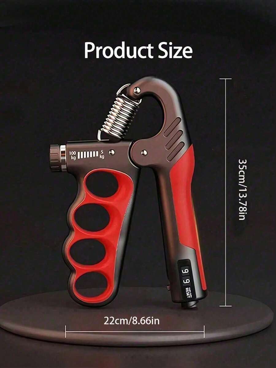 5-100kg Adjustable Grip Strength Trainer, Wrist Exerciser, Hand Grip Exerciser, Muscle Recovery, Fitness Hand Strength Training Accessory, Sports, Gym, Home Workout. Perfect Father's Day Gift. - Multicolor - View 1