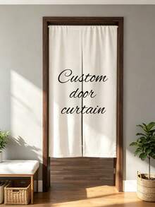 1pc Custom Door Curtain, Personalized Photo & Text Doorway Curtain, Custom Room Divider For Home Kitchen Bistro Restaurant, Privacy Partition, Decorative Door Hanging, Bedroom, Living Room & Entryway Decor - Multicolor - View 4