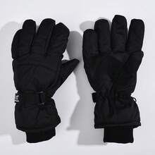 1pair Boys And Girls' Universal Waterproof And Snowproof Gloves, Suitable For Winter Outdoor Skiing, Snowboarding And Cold Weather Usage - Multicolor - View 8