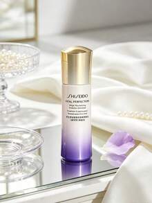 Emulsi Wajah Anti-Penuaan, Pencerah, Pengencang, Pelembap Mendalam, Lotion Kulit yang Merevitalisasi, Ukuran Travel, Hadiah Perawatan Kulit untuk Wanita, Shiseido Vital Perfection Bright Revitalizing Emulsion Enriched 50ml - 50 ml - View 5