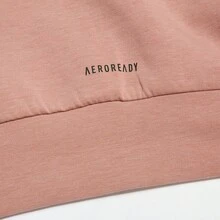 Adidas Men's Simple Small Logo Comfortable Sports Casual Crew Neck Sweatshirt Spring/Autumn JI8165 - Grayish Pink - View 8