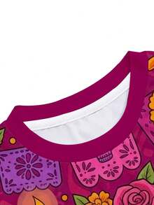 Plus Size Sleep Tops - Multicolor - View 3