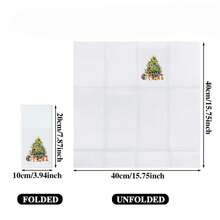 10pcs/Bag 40CM Merry Christmas Christmas Party Tabletop Decoration Disposable Napkins Navada 2027 New Year For Home Christmas Decoration - View 7