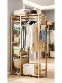 Outdoor Storage Box, Cabinet, And Shelf - Clothes Haning Rack - View 1