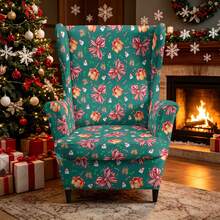 2pcs Printed Tiger Pattern Chair Cover, Single Seat Sofa Slipcover, Dustproof Living Room Bedroom Hotel Sofa Protector Cover, All Season Universal - Multicolor - View 15