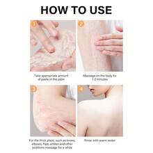 Turmeric Foot Scrub, Mild And Fine Scrub Particles Deep Cleansing, Softening Chicken Skin, Creating Even Skin Tone, Making The Skin Look Smoother And More Delicate, Suitable For All Skin Types - Turmeric - View 7