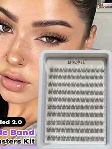 Natural Cluster Eyelash Extension Kit DIY Eyelash Extension Kit C Curl Eyelash Clusters Individual Eyelash Set - C - View 5