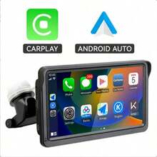 VENBES 7 Inch PND Portable Car Audio, Wireless CarPlay And Wireless Android Auto Touchscreen Car Player With Bluetooth FM - Main Unit Only - View 12