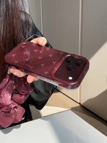 Red Polka Dot Bow IMD Double Layer Protective Phone Case Compatible With Apple 18 Pro Max, 17 New, 15 Pro, 16 PM, Full Coverage Women's Style - Red - View 12