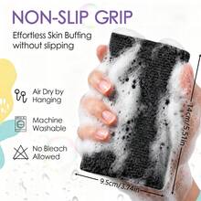 1/2/3pcs Random Deep Exfoliating Bath Brush, Rough Skin Exfoliating Sponge, Dead Skin Removal, Double-Sided Body Polishing Pad, Unisex Shower Bath Cloth - Multicolor - View 3