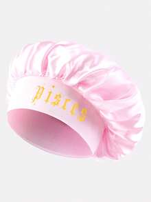 1PC 12 Zodiac Signs Personalized Satin Sleep Cap Beauty Hair Bonnet Headscarf Suitable For Daily Use - Multicolor - View 8