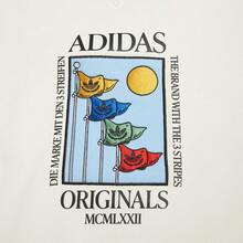 Adidas Sudadera de cuello redondo de felpa cómoda y casual deportiva con estampado para hombre Primavera/Otoño IX6745 - Blanco - Ver 6