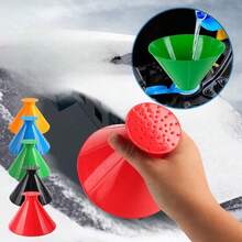 Car Snow Removal Taper And Snow Scraper, Multifunctional Funnel, Winter Windshield Cleaning De-Icing Shovel - A1 - View 2