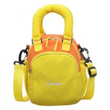 Casual Handbag Two Tone Embroidery Crossbody Sling Bag Multi Compartment Mini Purse For Daily Travel Outdoor - Multicolor - View 11