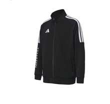 Adidas Unisex Sporty Stand Collar Zip-Up Jacket Versatile Casual Outerwear - Black - View 4