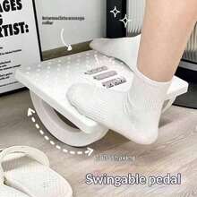 1pc Adjustable Height Footrest With Massage Function, Swingable, Ergonomic Design For Under Desk To Relieve Stress And Fatigue, Suitable For Home Office, Study, Living Room, Perfect Gift For Boss, Friends, Family, Thanksgiving, Valentine's Day And Holidays - A - View 10