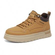 Casual Thick Sole Work Shoes Outdoor Sports Shoes All Season Men's Shoes - Brown - View 7