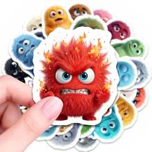 somoving Colorful Emotion Monster Cartoon Stickers Pack Cartoon Cute ...