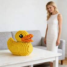 3500 buah Balok Bangunan Bebek Putih, Dekorasi Ruang Tamu, Cocok Sebagai Hadiah Liburan, Hadiah Ulang Tahun, Hadiah untuk Teman. Balok Bangunan Bebek Kuning Juga Tersedia. - MultiWarna - View 8