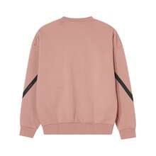 Adidas Men's Fashionable Comfortable Soft Loose Round Neck Pullover Sweatshirt Spring Autumn JC7926 - Grayish Pink - View 2