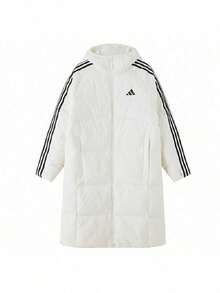 Adidas Men's Cotton-Down 3S LONG DOWN Comfortable Minimalist Daily Warm Down Jacket KG8202 - Hanyu White - View 1
