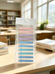 1 buah PET Arrow Index Tab, Semi-Transparan, Dapat Ditulis, Warna Fluorescent Morandi, Lipatan N, Perekat, Pembatas Halaman, Label Klasifikasi Buku, Label Catatan Bacaan Siswa, Tab Indeks Klasifikasi Dokumen Kantor - Satu-Ukuran - View 13