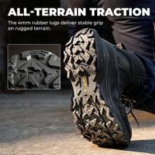 Men Military & Tactical Boots - Black - View 11